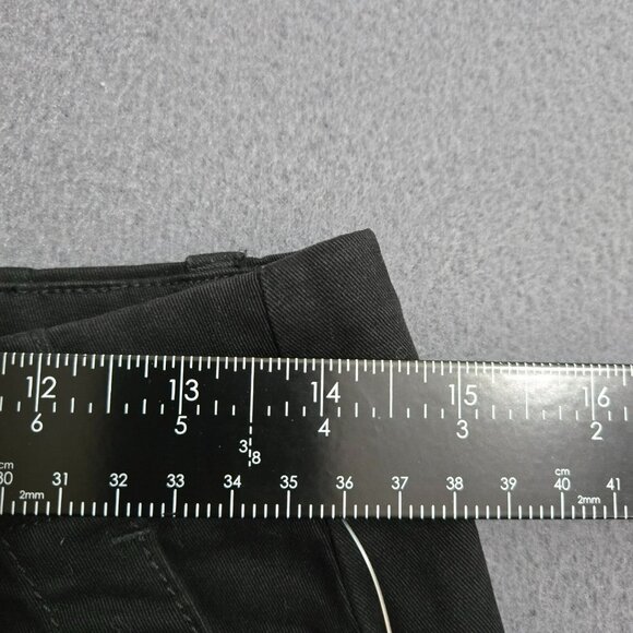 Banana Republic Pants Women 2 Black Authentic Girlfriend Mid Rise Raw Hem Chino - Picture 13 of 13